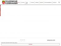 feuerwehr-pluederhausen.de Webseite Vorschau