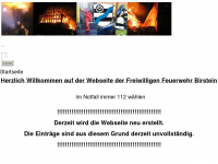 feuerwehr-birstein.de Webseite Vorschau