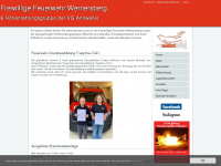 feuerwehr-wernersberg.de Webseite Vorschau