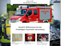 feuerwehr-herschberg.de Webseite Vorschau