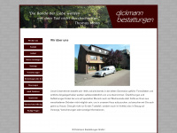 dickmann-bestattungen.de Webseite Vorschau