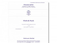 worte-und-musik.de Webseite Vorschau