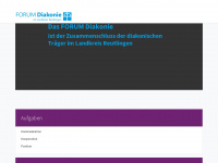 forum-diakonie.de Webseite Vorschau