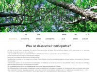 klassisch-homoeopathisch.de Webseite Vorschau