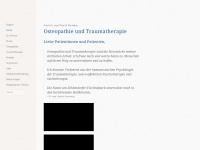sternberg-osteopathie.de Webseite Vorschau