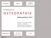 osteopathie-reutlingen.de Webseite Vorschau