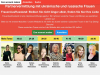 frauenausrussland.com Webseite Vorschau