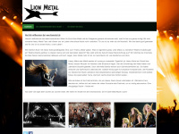 lionmetal.de Webseite Vorschau