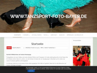 tanzsport-foto-bayer.de Webseite Vorschau