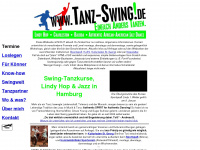 tanz-swing.de Webseite Vorschau