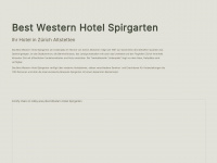 spirgarten.ch Webseite Vorschau