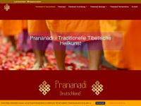 prananadi.de Webseite Vorschau