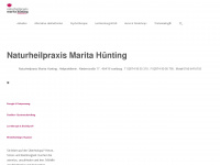 marita-huenting.de Webseite Vorschau