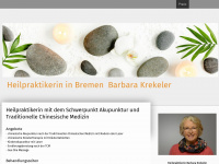 heilpraktikerin-krekeler.de Webseite Vorschau