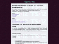 hope4u.de Webseite Vorschau