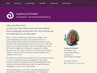 ingeborg-schneider.de Webseite Vorschau