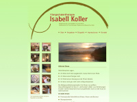 klangtherapie-isabell-koller.de Webseite Vorschau