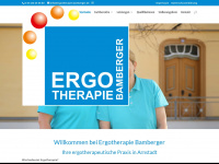 ergotherapie-bamberger.de Webseite Vorschau