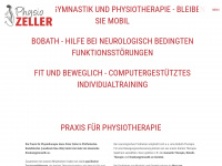 physio-zeller.de Webseite Vorschau