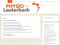 physio-lauterbach.de Webseite Vorschau
