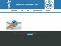 physiotherapie-greven.de Webseite Vorschau