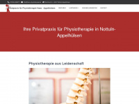 haas-physiotherapie.de Webseite Vorschau