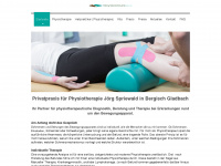 physiotherapie-spriewald.de Webseite Vorschau