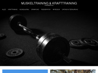 muskeltraining-krafttraining.de Webseite Vorschau