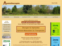 aphasiehomepage.de Webseite Vorschau