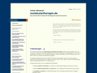 molekulartherapie.de Webseite Vorschau