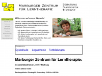 legasthenie-marburg.de Webseite Vorschau