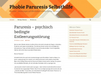 paruresis-support.de Webseite Vorschau