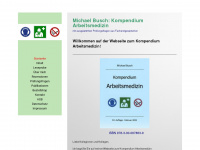 kompendium-arbeitsmedizin.de Webseite Vorschau