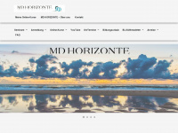 md-horizonte.de Webseite Vorschau