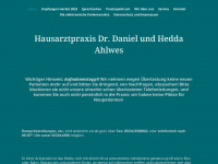 praxis-ahlwes.de Webseite Vorschau