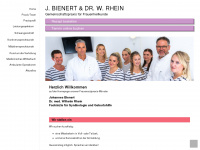 bienert-rhein.de Webseite Vorschau