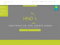 hno-uyanik.de Webseite Vorschau