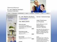internist-strohbach.de Webseite Vorschau