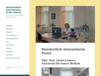 hausarztpraxis-lehnert.de Webseite Vorschau