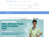 diabetologie-dd.de Webseite Vorschau
