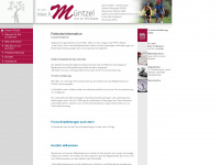 dr-muentzel.de Webseite Vorschau