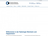 radiologie-weinheim.de Webseite Vorschau