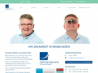 zahnarzt-waiblingen.de Webseite Vorschau