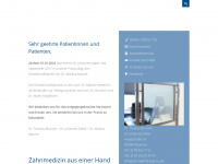 zahnwerk-frauenau.de Webseite Vorschau