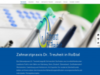 zahnarzt-treuheit.de Webseite Vorschau