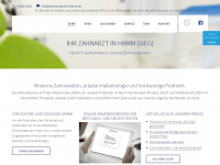 zahnarztpraxis-hamm.de Webseite Vorschau