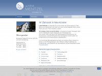 drmentzel.de Webseite Vorschau