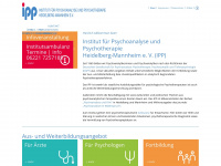 ipp-heidelberg.de Webseite Vorschau