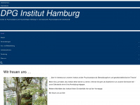 dpg-institut-hamburg.de Webseite Vorschau