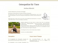 osteopathie-fuer-tiere.de Webseite Vorschau